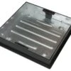 Clark Drain 450mm X 450mm X 80mm Galvanised Tray And Cover