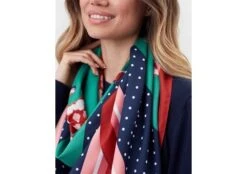 Joules Chicken Print Large Square Scarf -Home Tools And Supplies Store p 9 2 5 8 9258 Joules Chicken Print Large Square Scarf