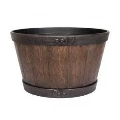 Kelkay Large Oban Whiskey Barrel, Dark Oak