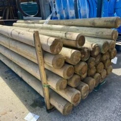 UC4 Machined Round Post 2.4m X 200mm