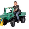 Rolly Toys Mercedes Unimog Forest Pedal Tractor With Rope Winch For Kids